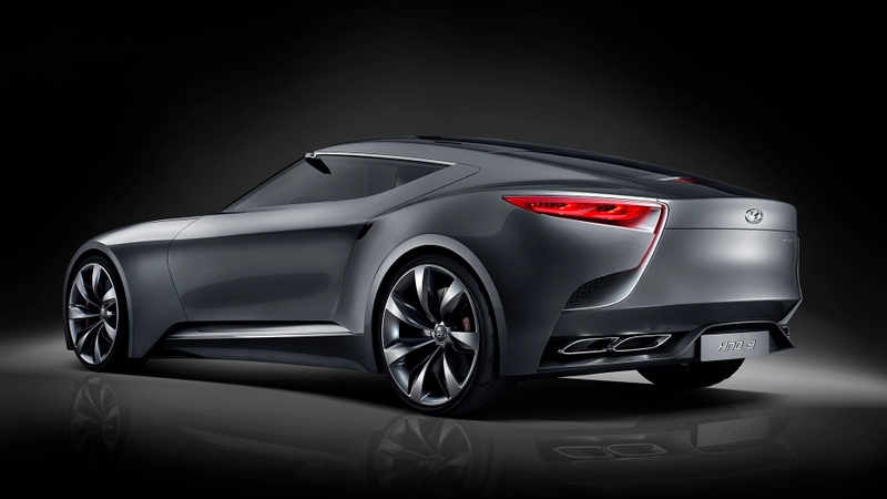 Illustration for article titled The Hyundai HND-9 Concept Is A Sexy Korean GT